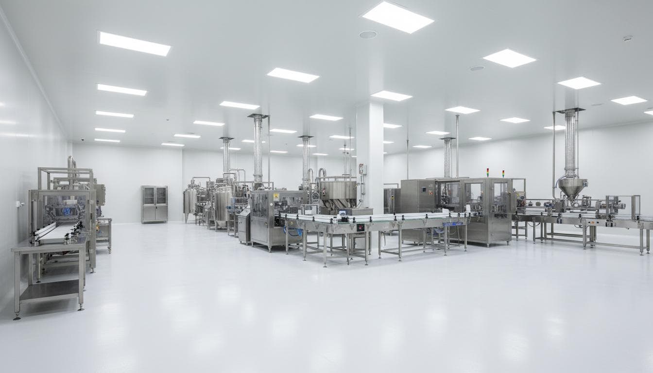 GMP-standard food processing facility